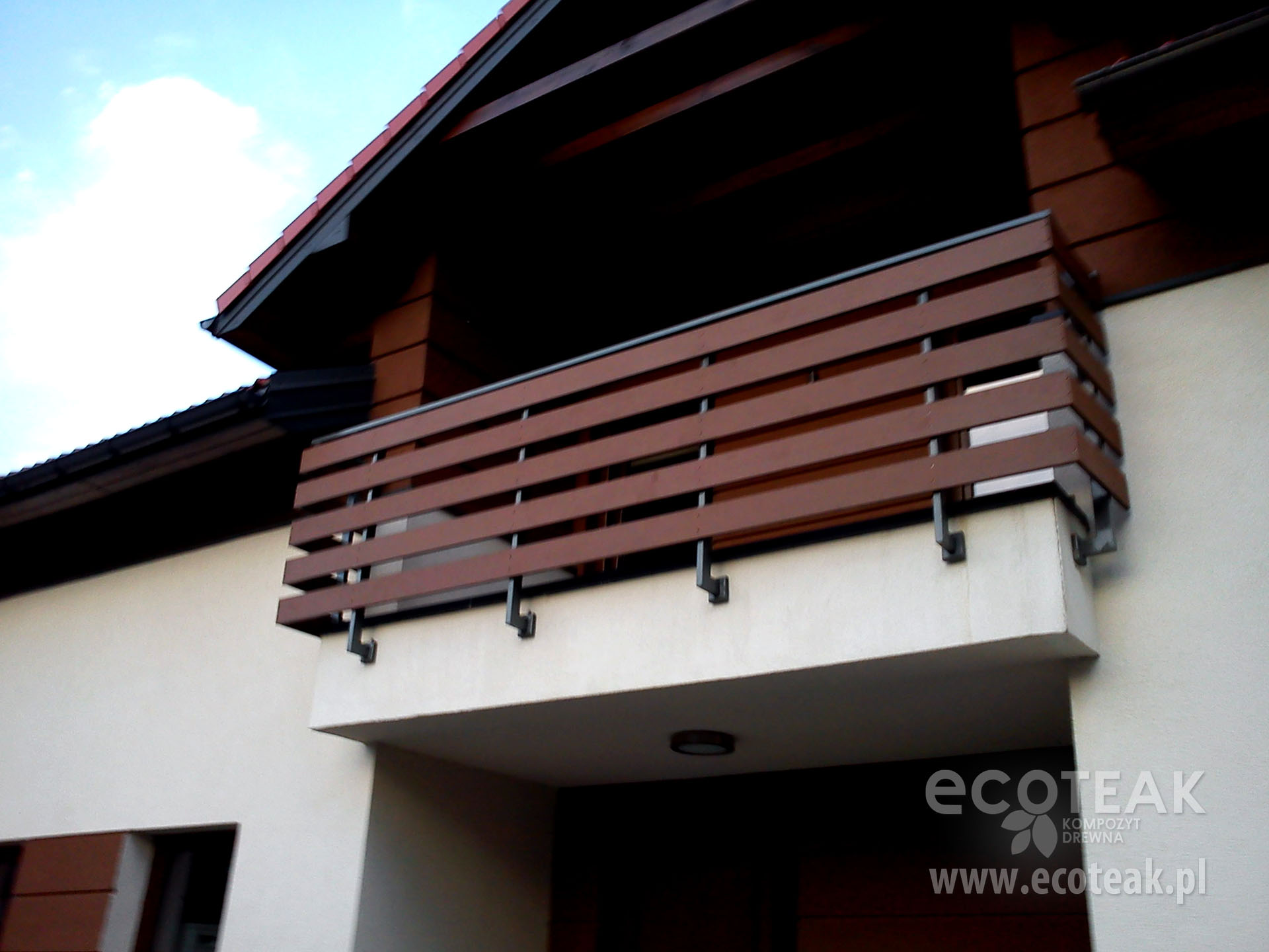Balustrada z kompozytów drewna EcoTeak